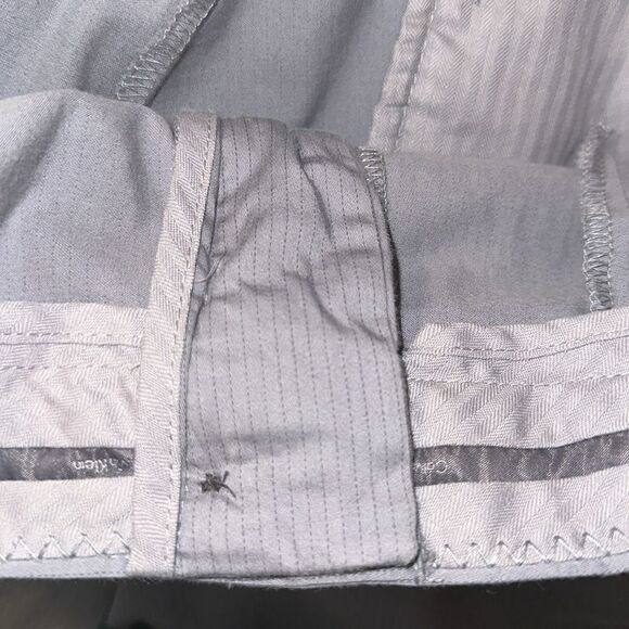 CK 38 x 32 Silver Gray Pin Stripe Cotton Chinos - Picture 13 of 13